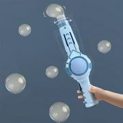 TUTUnaumb Elastic Smoke Bubble Wand Girl Heart-Shaped Bubble Machine Toy Autumn Sale-Blue